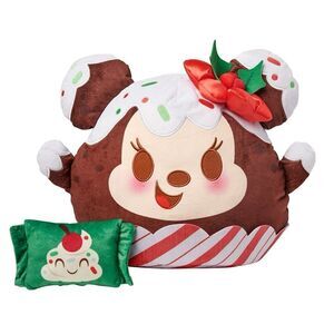 Minnie Holiday Toffee Pudding Disney Munchlings Plush 16” NEW Christmas